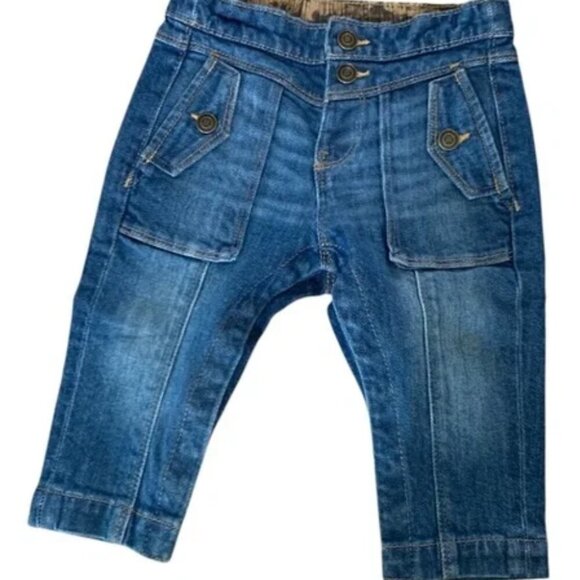 Banana Republic  Romper  + Barrel Jeans (Size 12-18 mos)  [💥BUNDLE 2 items] - Picture 5 of 6